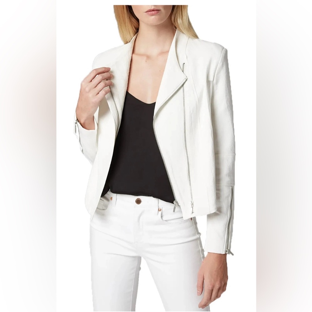 Blank NYC Mesh Detail Moto Jacket XL